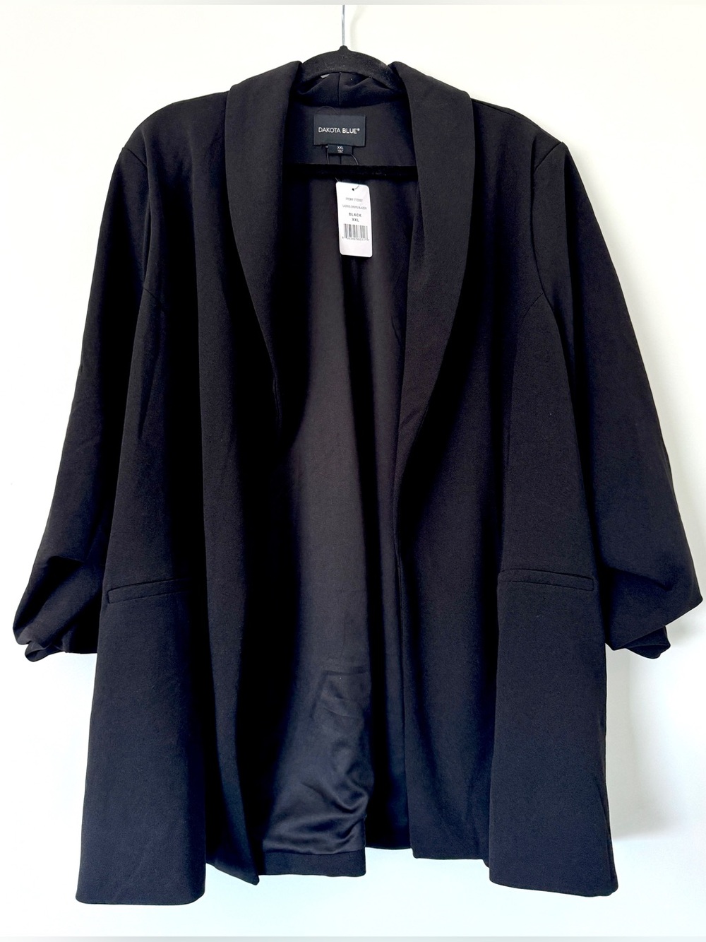 Dakota Blue Open Front Blazer, Size XXL - NWT